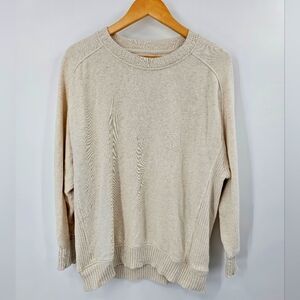 aerie Beige Crewneck Sweatshirt